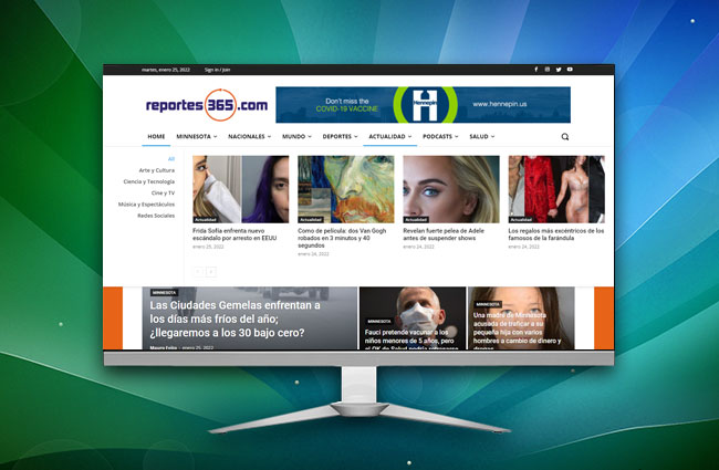 Reportes 365 website